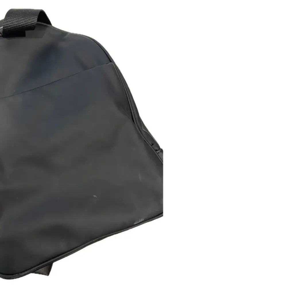 Polyester Faux Leather Black Duffel Bag 18